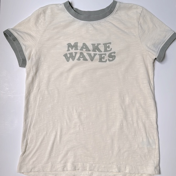 Rylee + Cru Make Waves Ringer Tee Size 10/12 - Picture 3 of 12